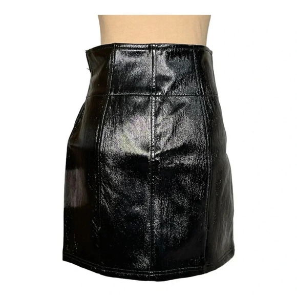 Free People Holding onto a Dream Coated Mini Skirt New sz 6 - Picture 7 of 15